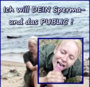 blondehexe - Ich will DEIN Sperma-und das PUBLIC !