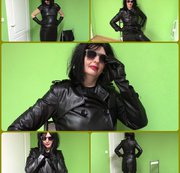 bondageangel - In leather and new coat