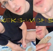 chrisxxxcollege – Knäckebrot + Sperma = LECKER! :-P