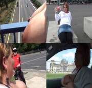cosmaspussy - TittenTOUR Public durch Berlin! 2x2 Paar heisse Titten!