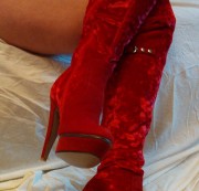 csizmagirl - sexy Rot Stiefel