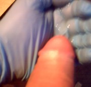 dani5566 - BLAUER  LATEXHANDSCHUH