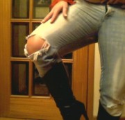 daniela305876 - I PISSE ON MY FAVORIT JEANS...SÓ HOT..!!!