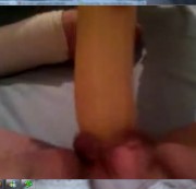 dauergeilesweib - Banane in Pussy