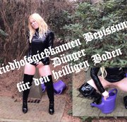 devil-sophie – Friedhofsgießkannen Bepissung – Dünger für den heiligen Boden