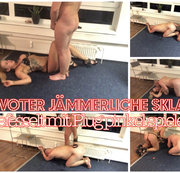 devil-sophie – Devoter jämmerliche Sklave – gefesselt mit Plug pinkel spielen