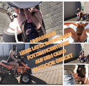 devil-sophie – UNFASSBAR Leder Latex Badwoman Fotzen Hobbyhure auf dem QUAD Outdoor gefickt