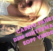 devil-sophie – Cabrio fahren ? Dem Hintermann den Kopf verdreht ;-P