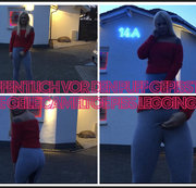 devil-sophie – ÖFFENTLICH vor den Puff gepisst – die geile Cameltoe piss Leggings vor dem Freudenhaus