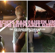 devil-sophie – Rechts ran fahren und vor die Leitplanke gepisst – bis zur Raststätte hab ich es nicht mehr geschaff