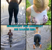 devil-sophie – Fuck ist das Wasser kalt – eingenässst und angepisst ins Wasser rein zerfetzt mir meine Surfer Jeans