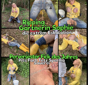 devil-sophie – Gärtnerin Sophie – die extrem Eskalation – perversester Fick des Jahres – Piss Farb fetz Sperma Saue