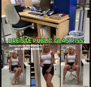 devil-sophie – Der dreiste Public Glas piss – Erfrischung für den Mitarbeiter des Möbelhauses