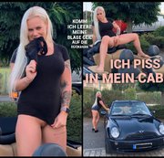 devil-sophie – Ich piss ins Cabrio – komm ich leere meine Blase geil auf die Rückbank ;P