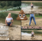 devil-sophie – Schlamm Piss Spiele am Möhnesee – die Jeans bekommt die extreme Sauerei