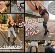 devil-sophie - 3 LOCH Stiefel Jeans Luder - direkt an der Straße geknallt eingenässt und vollgepisst