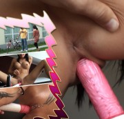 dirty-yamila - Fahrradsattel vom Nachbarn tief gefickt!!