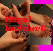 dirtyblondie18 - Fussnaegel lackieren für euch