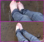 dirtyblondie18 - Fuesse Planschen im Wasser