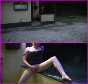 dirtyblondie18 - Unglaublich betrunken vor der Kneipe gewichst