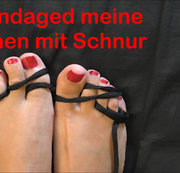 egedn777 – Feet fetish: Bondaged my toes with cord