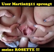 fraeuleinJanine - User Martin2511 sprengt meine ROSETTE !!!