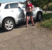 geilemama64 - Auf einem Parkplatz