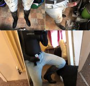 greenboots99 - Me in my wetsuit jeans and rubber ridingboots