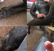 greenboots99 - Schmutzige Neoprenanzug-Reitstiefel kommen