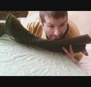 henry029 – voll gewixtse Reitstiefel lecken