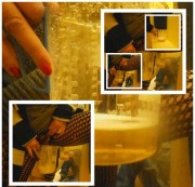 herrinsamira - Messbecher Pee ! im catsuit+rote nägel