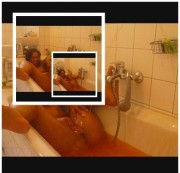 herrinsamira - Gelber megastrahl in der Wanne!