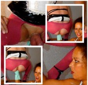 herrinsamira - Dienstmädchen(User´s)Arschvotze verschlingt Faust