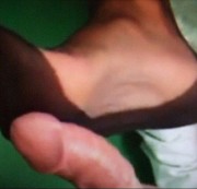 home_paar - Footjob in Nylons & Handjob