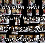 hornyloreen - Eigentlich glaub Ich nicht an den Weihnacht  Mann-Wer hat Mir dann das hingelegt vor dem Kaminofen ?