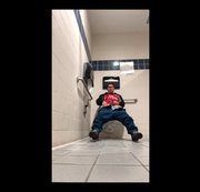 isexsoy – Quick Jerk-Off in the Public Restroom