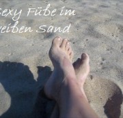 lady-helena - sexy Füße im weißen Sand