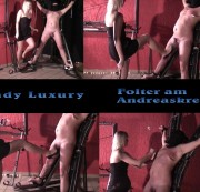 lady-luxury - Folter am Andreaskreuz (Rollenspiel)