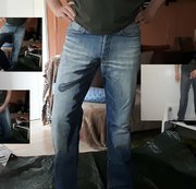 lang19 – 2xPiss in Jeans und Sperma