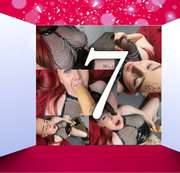 little_Eve - Türchen 7 - Hardcore ficken mit riesen Dildo - in Lack-Dessous