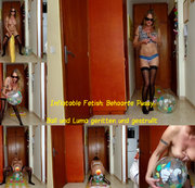 lynli – Inflatable Fetish: Ball und Luma geritten und gestrullt. Behaarte Pussy