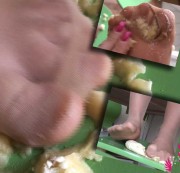 marlixxx - nylonfüße zerquätschen banane...
