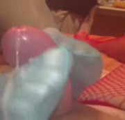 nassefotze45 - Userwunsch: Footjob und Nylonbesamung