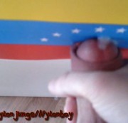 nylonjunge - Flagge bespritzen: Venezuela
