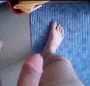 nylonjunge - Sperma aufwischen (Flaggen Fetisch)