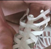 nylonjunge - Geile Riemchenschuhe FICKEN