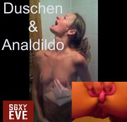 s6xy-eve - Analdildo nach dem Duschen