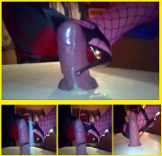 schwanzspiel - Trampling Footjob mit 13cm hohen High Heels