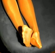 schwanzspiel - Strumpfhosen - geile Nylonfüße hautnah