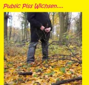 schwanzspiel - Piss Wichsen an der Raststätte